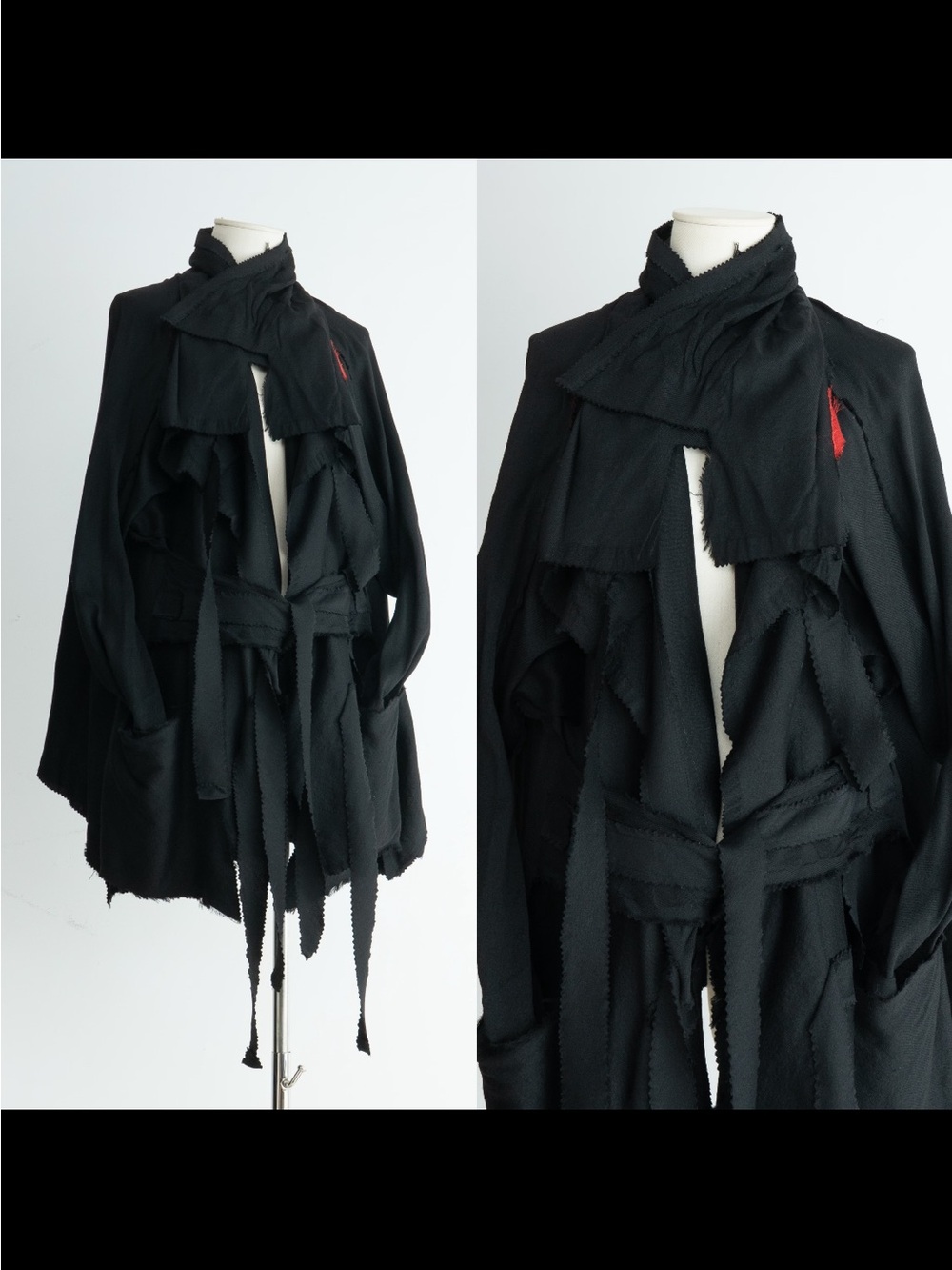 Vintage Issey Miyake A-Poc Draped Tie-Waist Women's Jacket